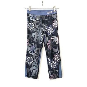 Nike Pro Girls Capri Tight Leggings Youth Size Large